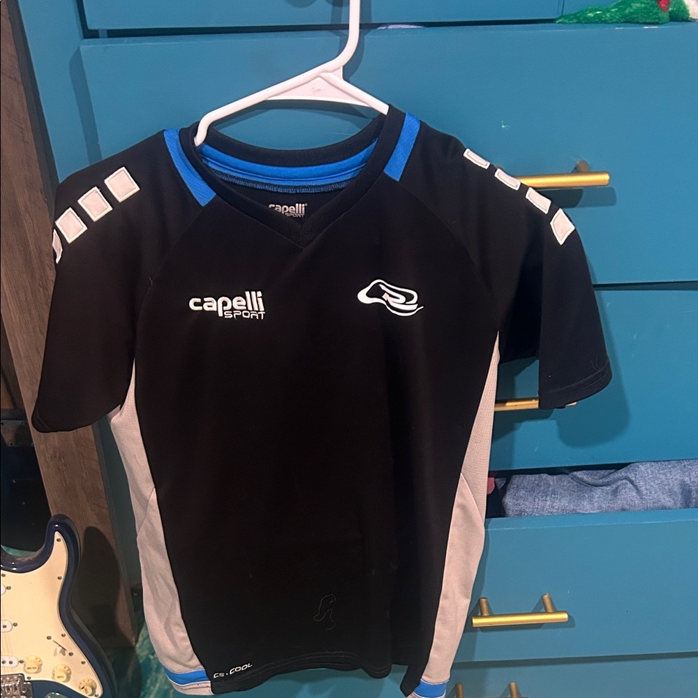 Capelli of New York Black and Blue Kids Jersey
